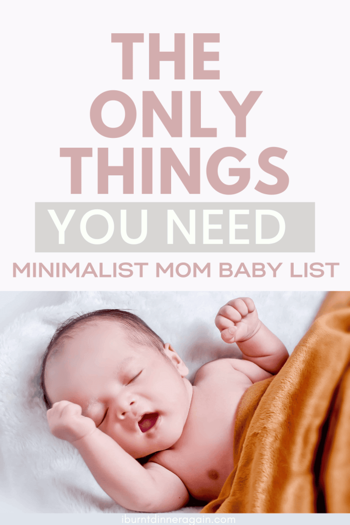 Minimalist mom baby fashion registry